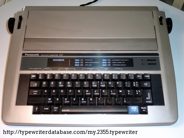 manual de panasonic electronic typewriter r340 manual de panasonic electronic typewriter r340